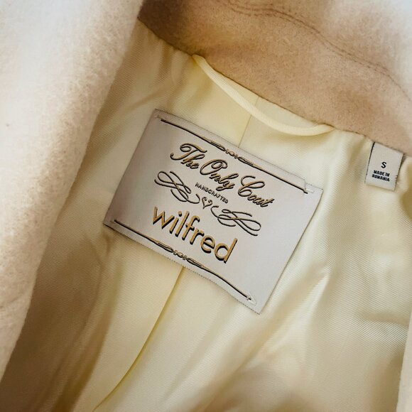 Aritzia Wilfred The Only Coat in Pale Yellow - Picture 2 of 2
